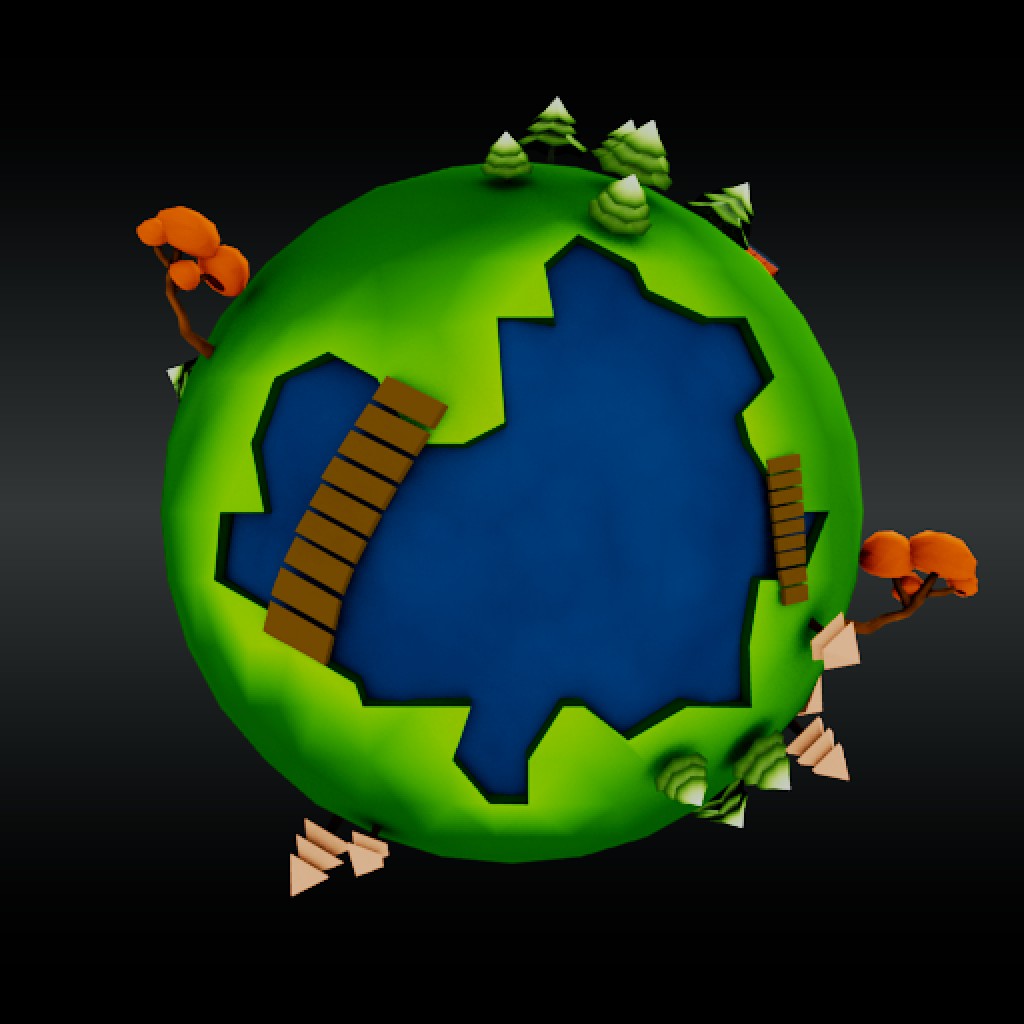 Low Poly Planet preview image 1